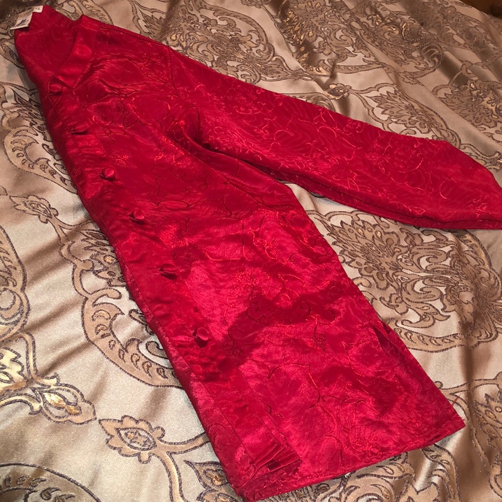 ~Kryptonite Red Button Up Kimono~ - image 8